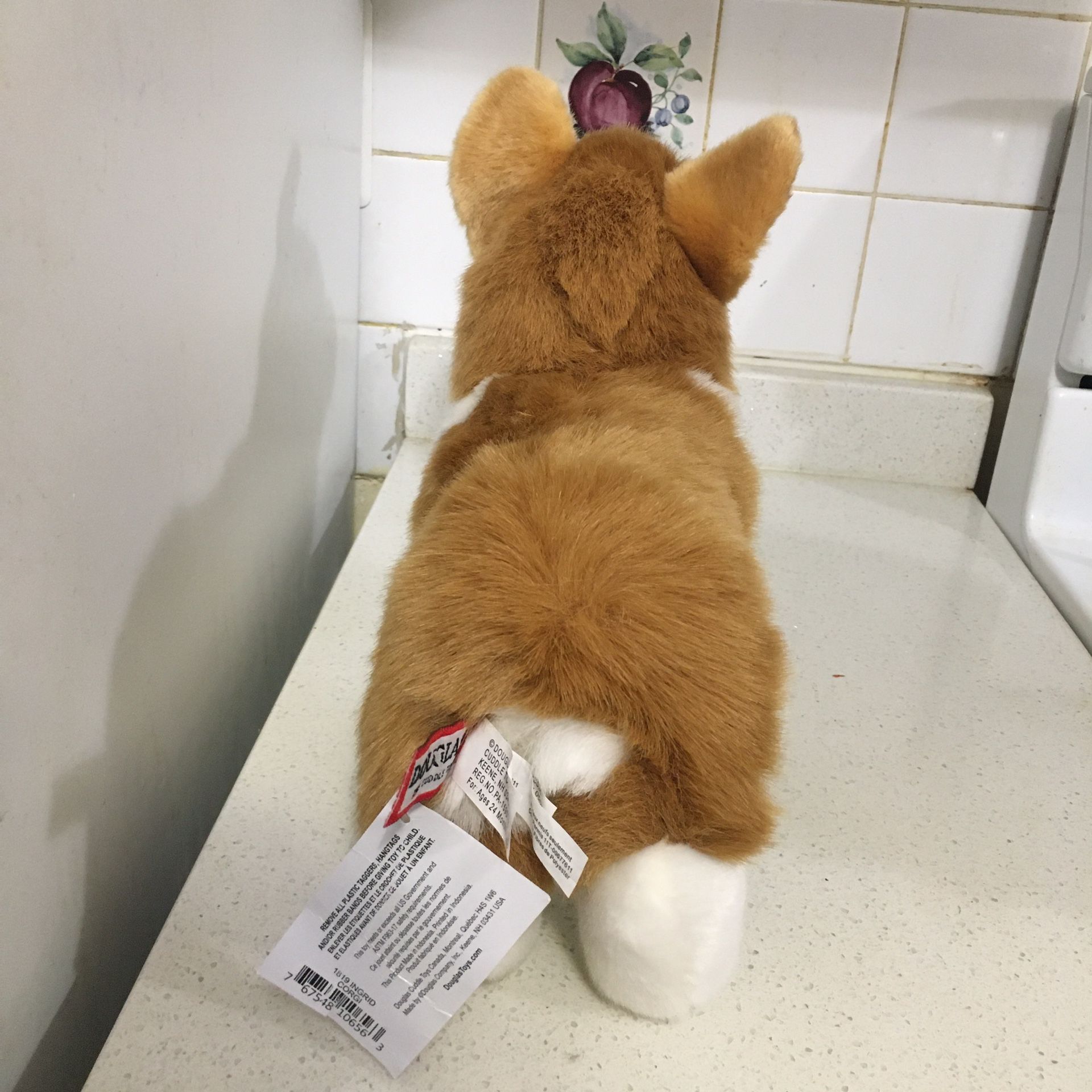 INGRID the Plush CORGI Puppy Dog Stuffed Animal.