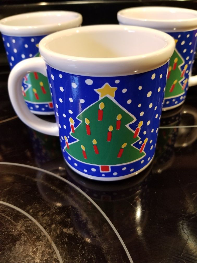 Marimekko Christmas Tree mugs - set of three