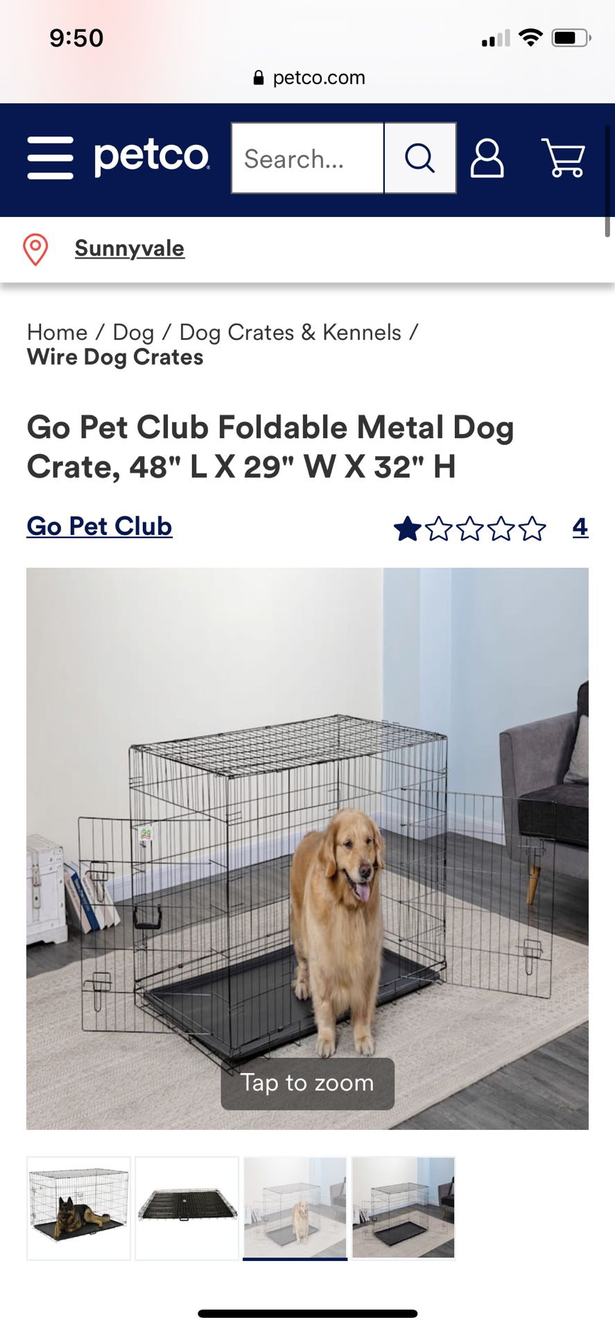 Large dog metal dog crate $99msrp