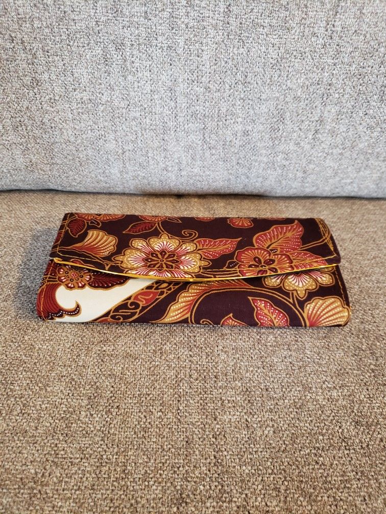 Indonesian Batik Clutch Wallet/Purse