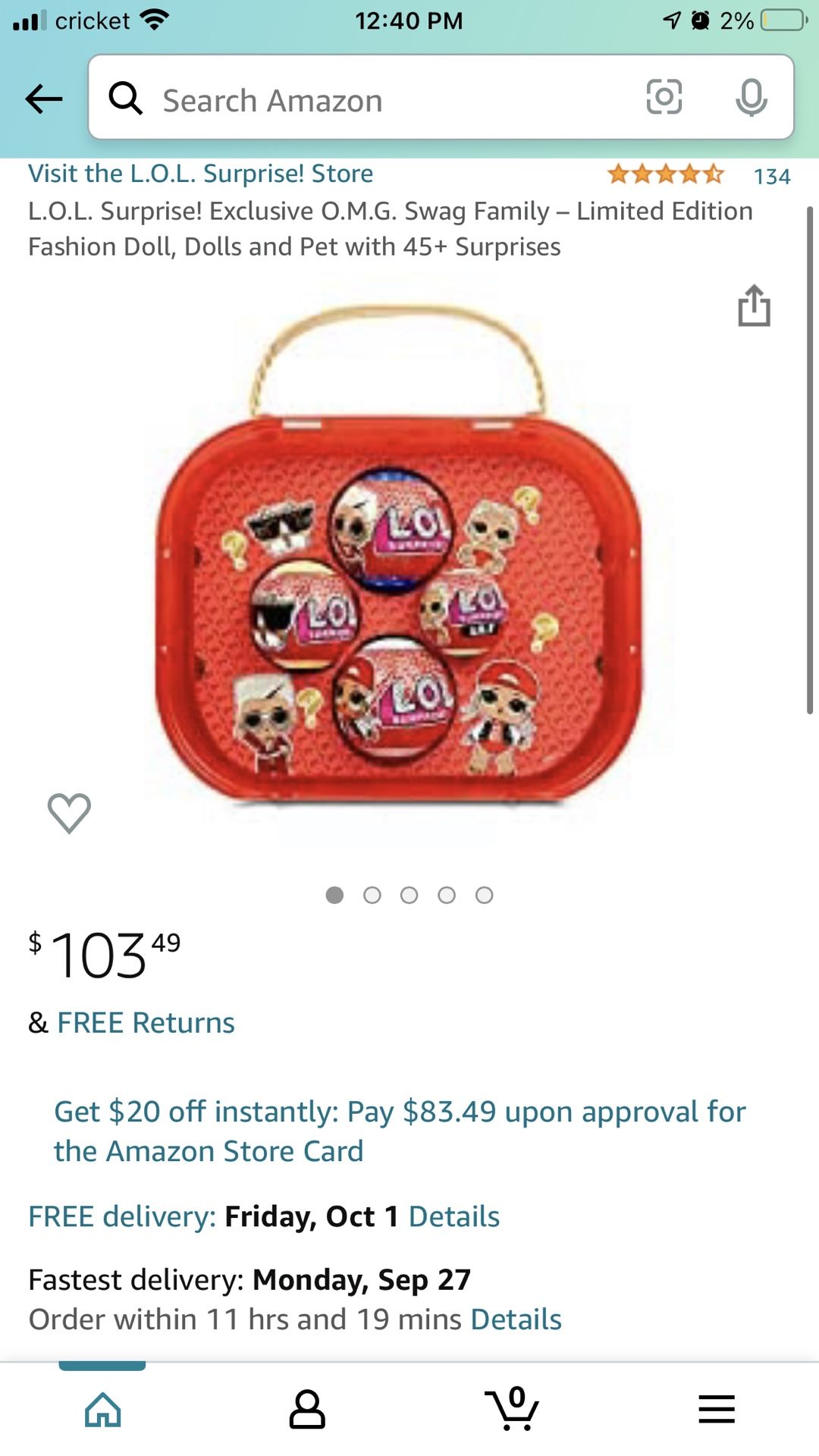 LOL Surprise Excusive Bin 45+ Pieces