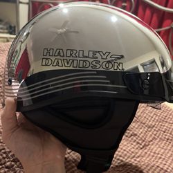 2022 Harley Davidson Big Twin Ultra-Light Sun Shield J03 Half Helmet Thumbnail