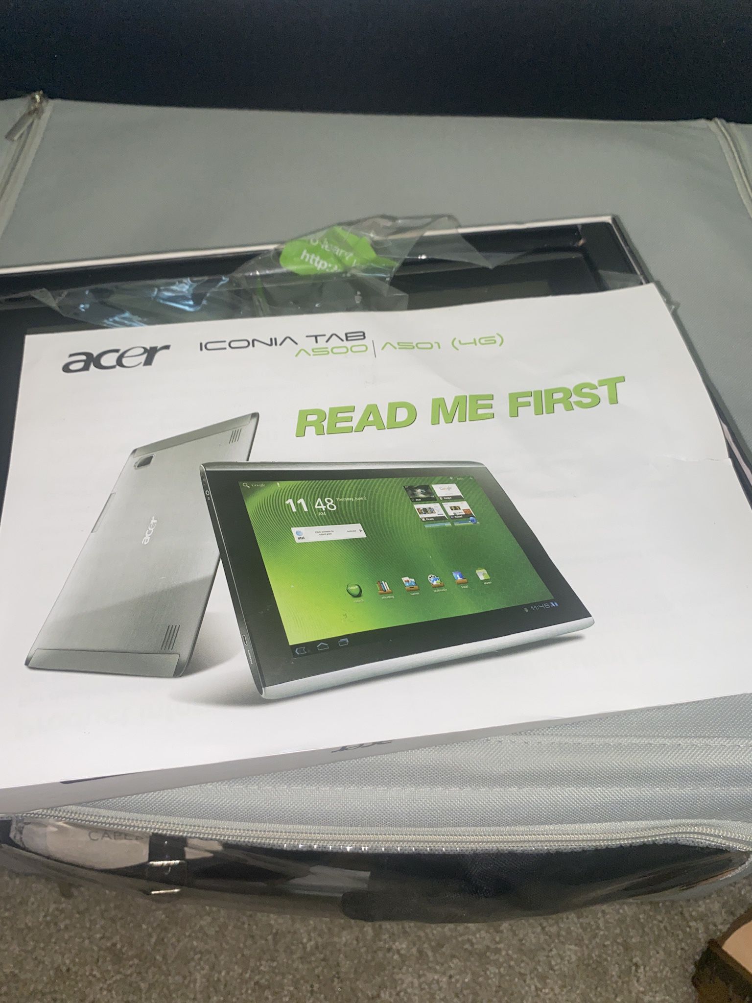Acer Tablet Read Description 