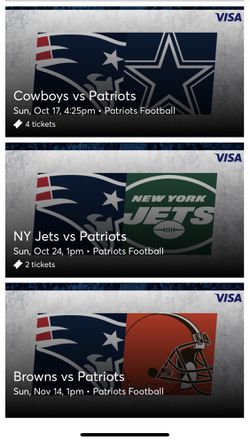 🏈 New England Patriots 2021 Season Tickets Thumbnail
