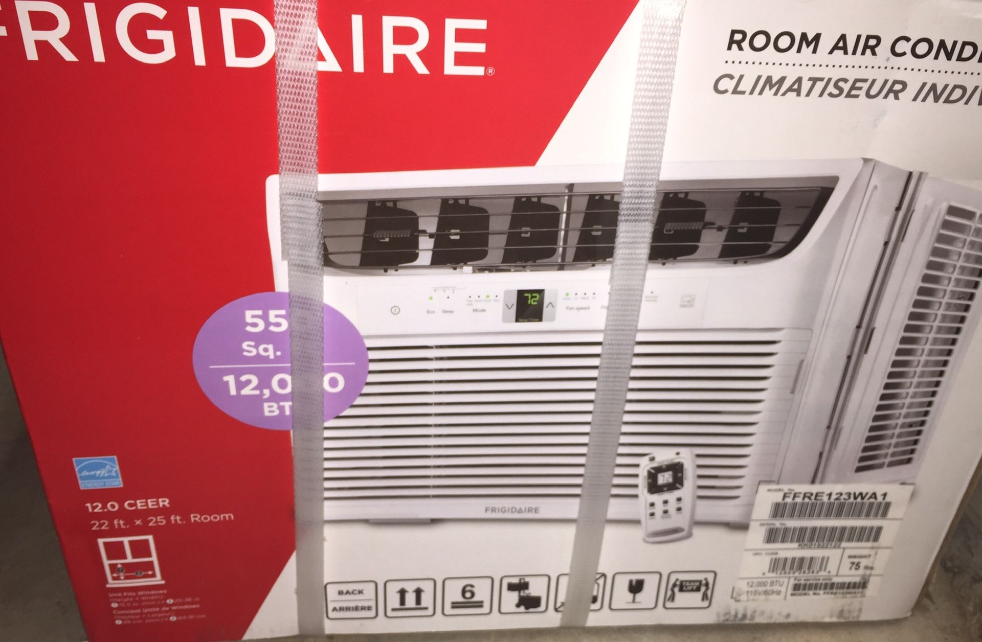 NEW 12,000 BTU air conditioner