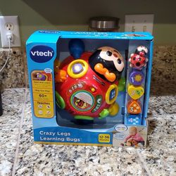 REDUCED: New VTech Crazy Legs Learning Bug, Baby Toy, Learn Shapes and Numbers Thumbnail