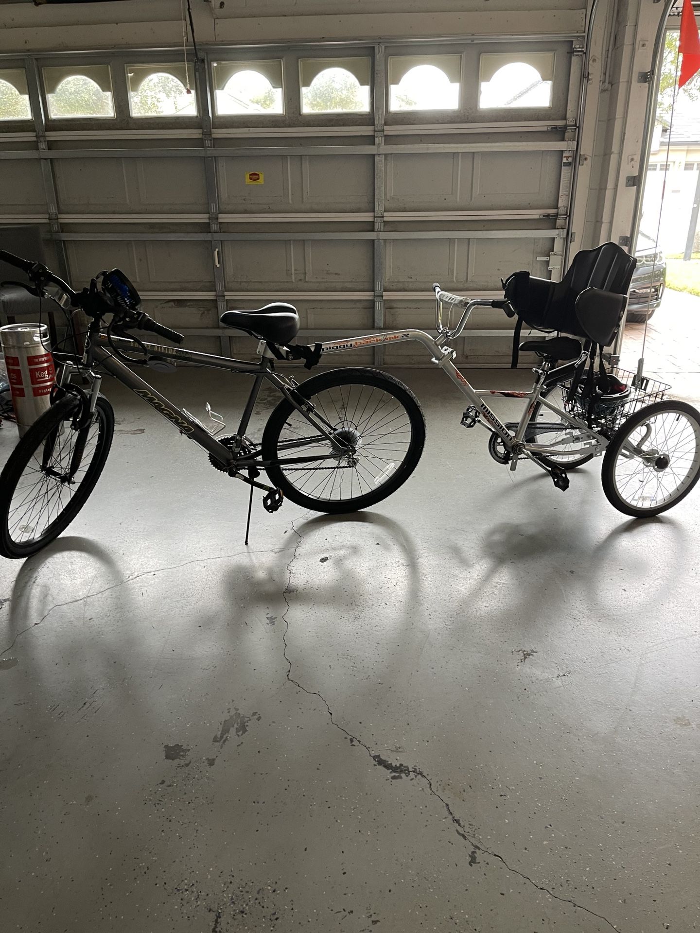 Piggy Back Bike Trailer