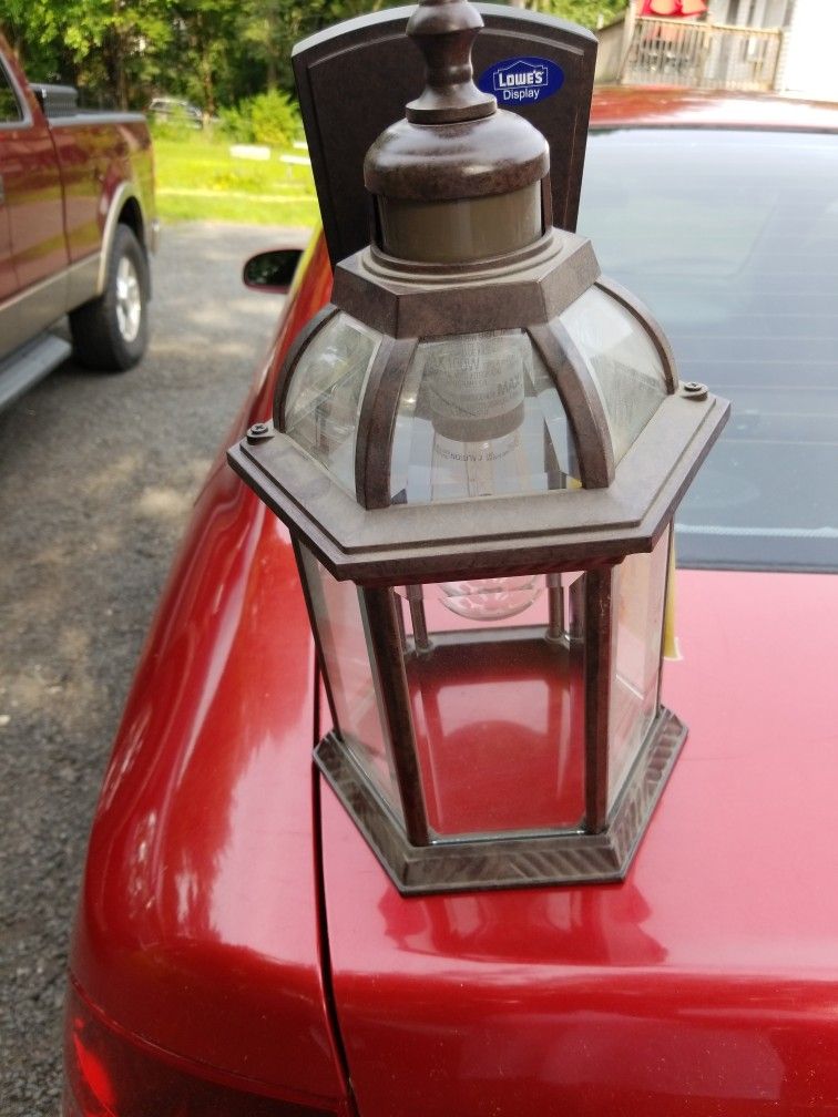 14.5 Inches Outdoor Motion Light Color Bronze