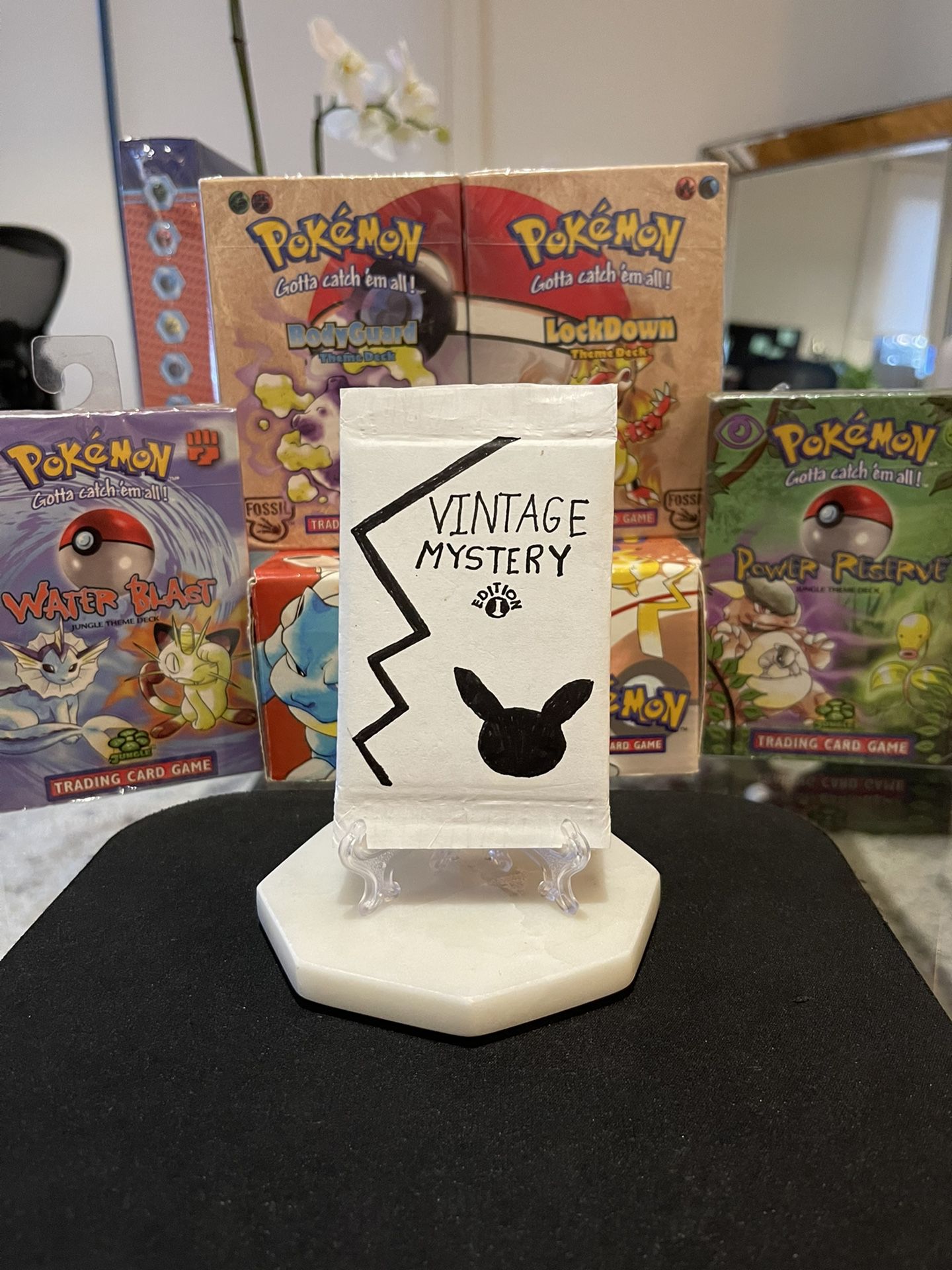 🥇1st Edition Vintage Mystery Pokemon Booster Packs (1:3 Seeded W Holos!)