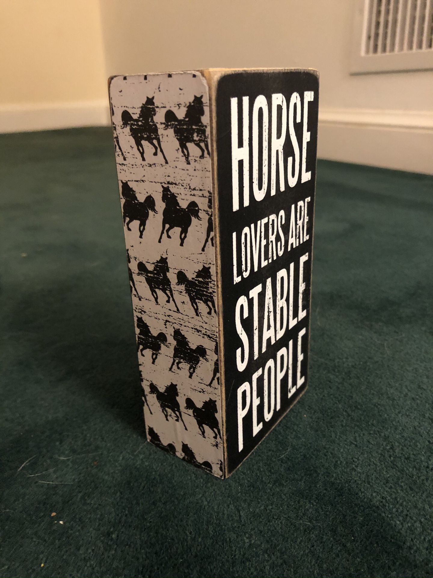 NEW Home Decor Horse Sign