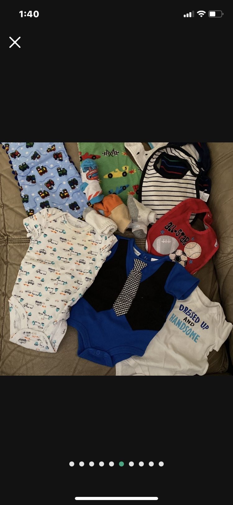 Baby Clothes 0-3 Months, Burp Towels, Bibs And Socks
