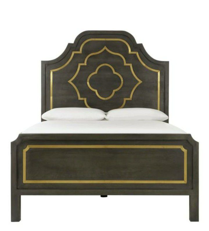 Home Decorators Collection Laila Slate Brown Queen Bed For In Bellwood Il Offerup - Home Decorators Collection Queen Headboards