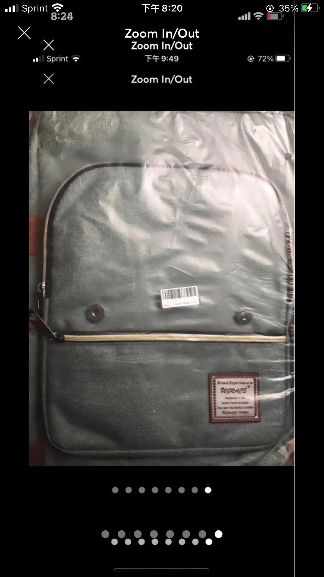Vintage Laptop Backpack w/ USB Port
