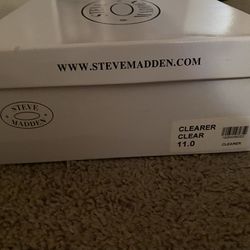 Steve Madden Clear Heels Size 11  Thumbnail