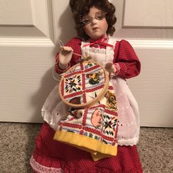 “Abigail” By Cindy Shafer Porcelain Doll   Thumbnail