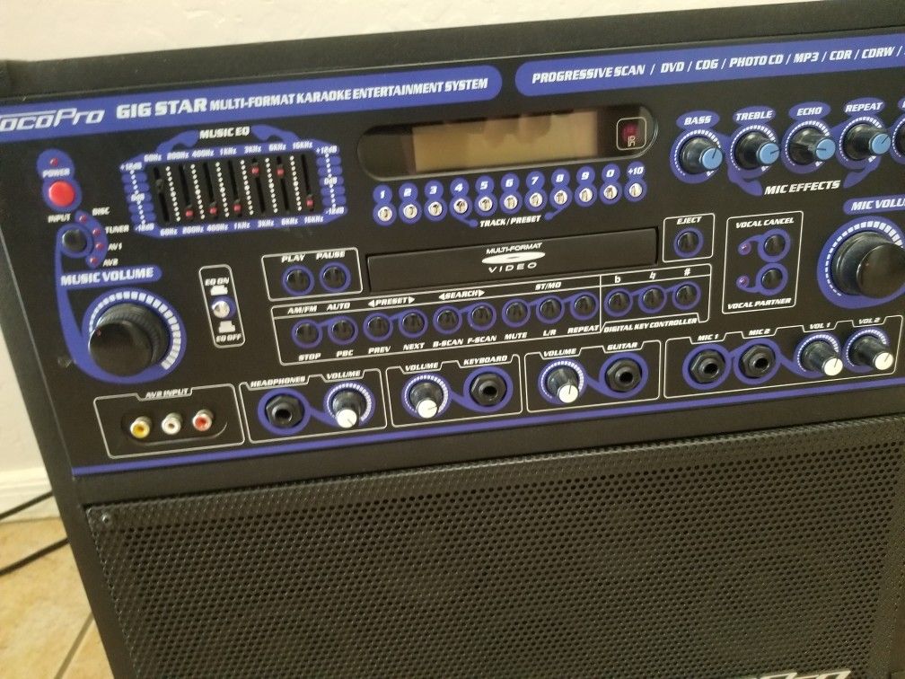 VocoPro GiG Star Karaoke Machine for Sale in Buckeye, AZ OfferUp