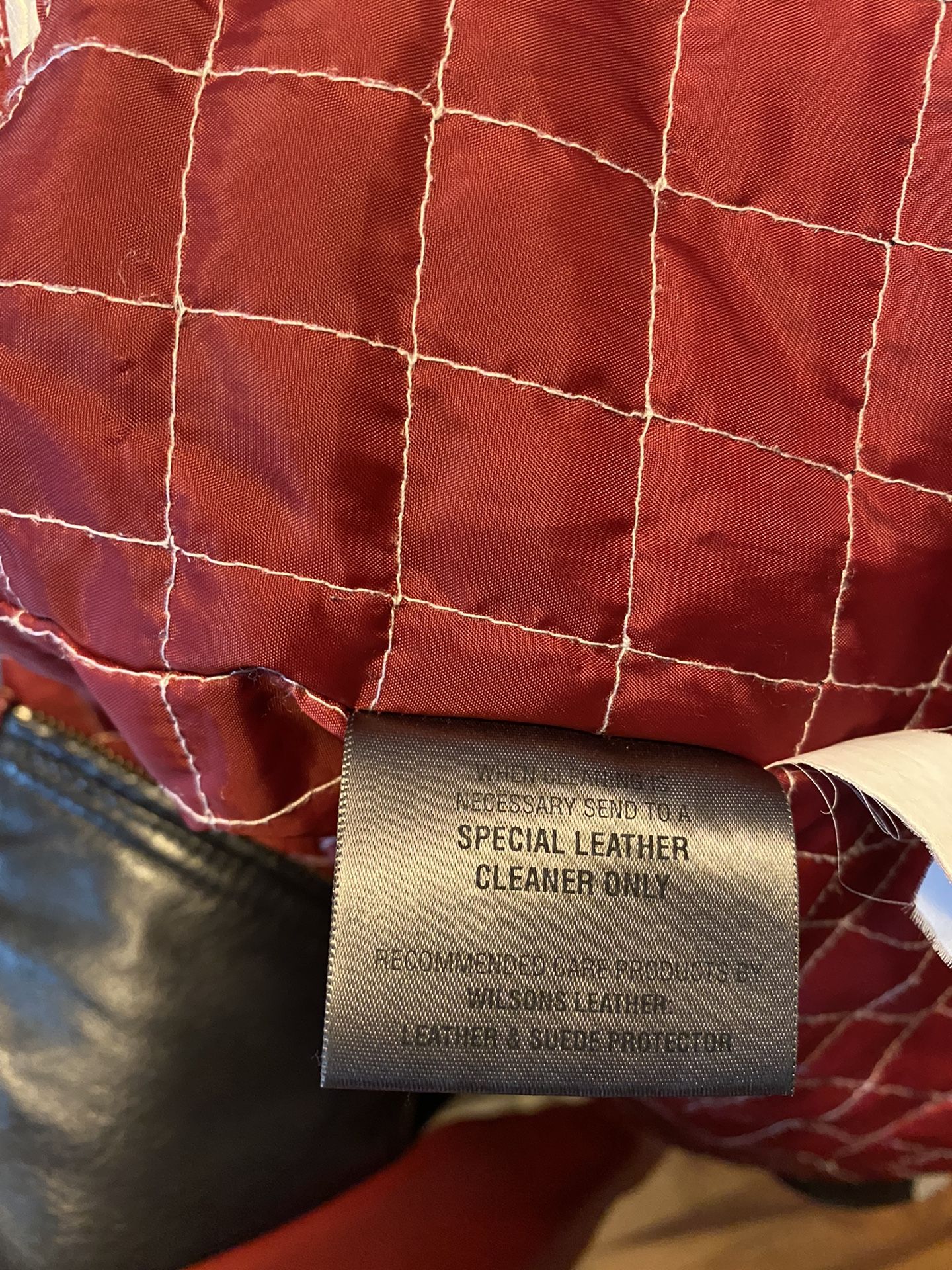 Vintage Wilsons Leather Jacket.