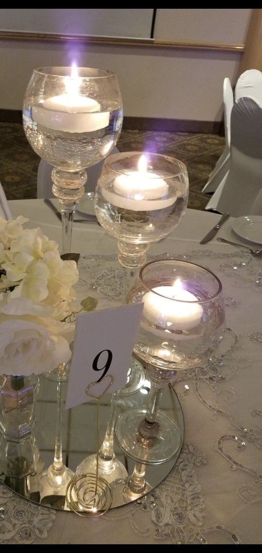 Centerpieces 3 Piece Each Set