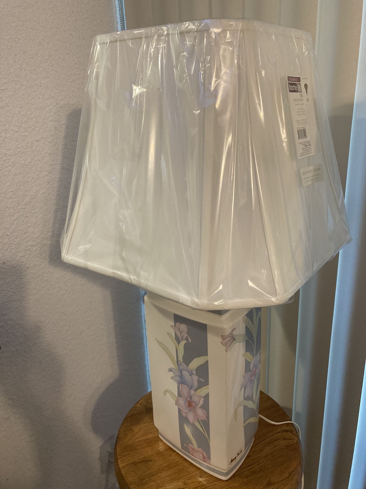 PAIR ART DECO DESIGNER MRRAY FEISS TABLE LAMPS/OBLONG NEW SHADES 3 WAY SWITCH