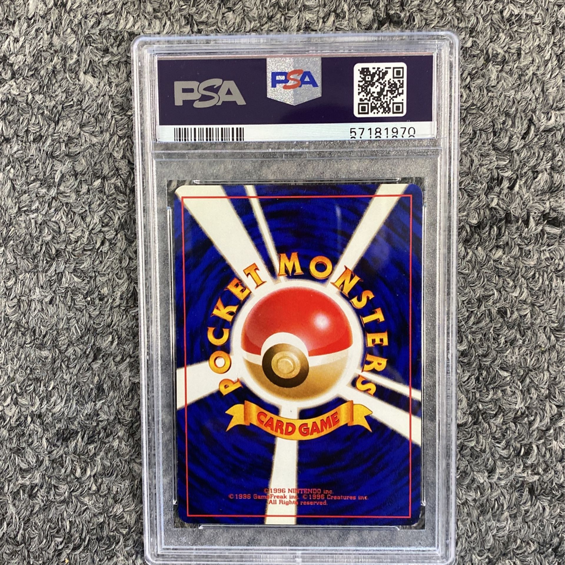 Japanese Moltres 1997 Psa 9 Fossil Graded 
