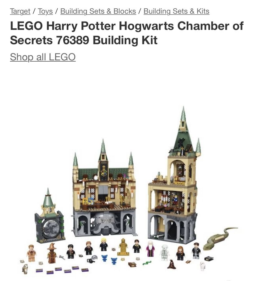 Harry potter Lego set