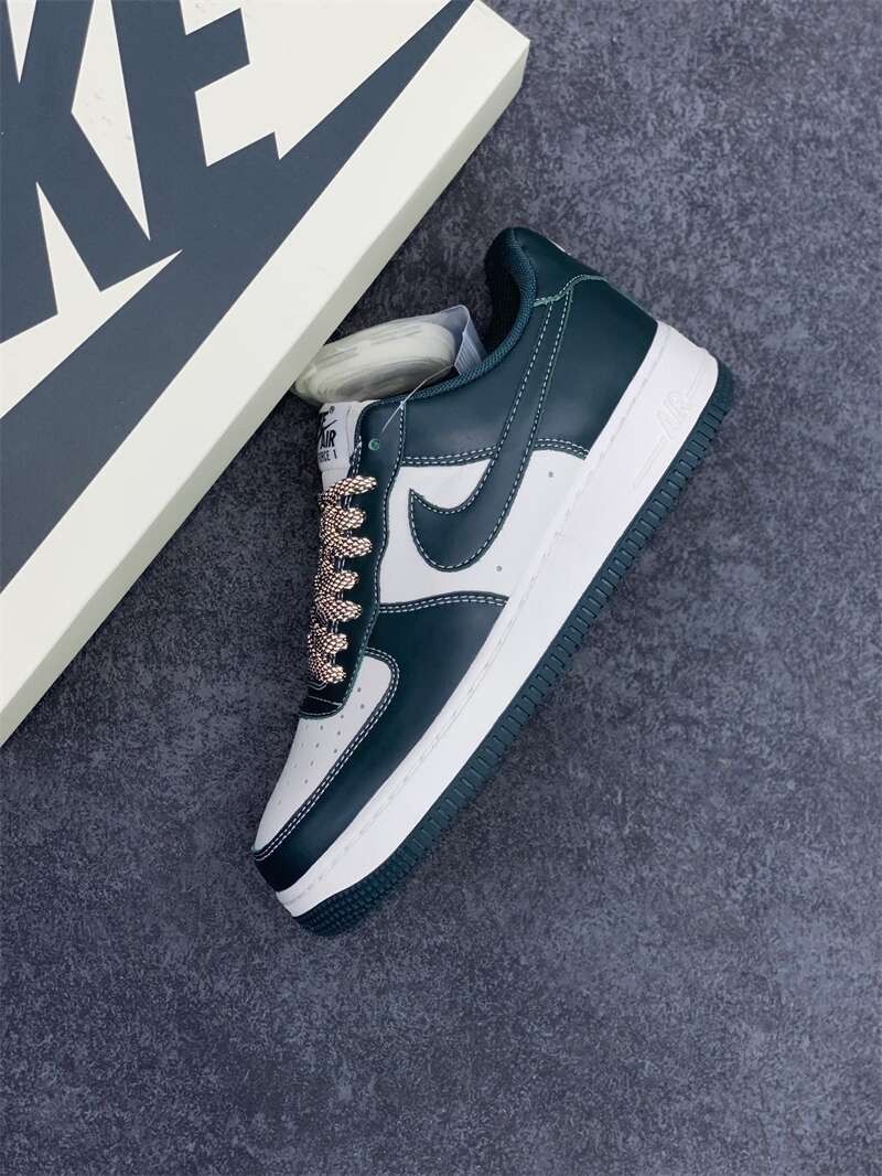 Air Force 1 meter ink green full of starlon low-top shoes SIZE 4-12