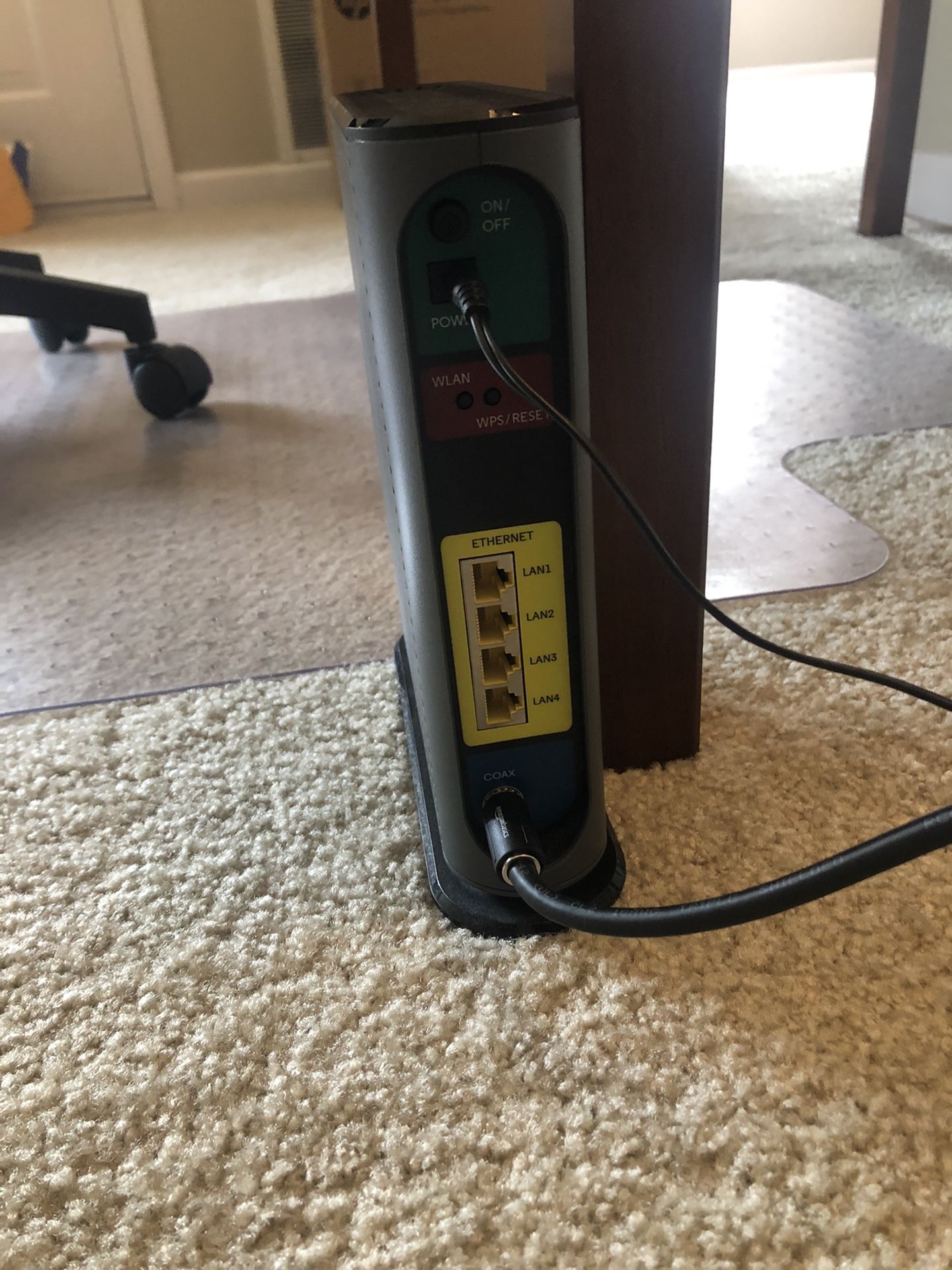 Motorola cable modem plus router