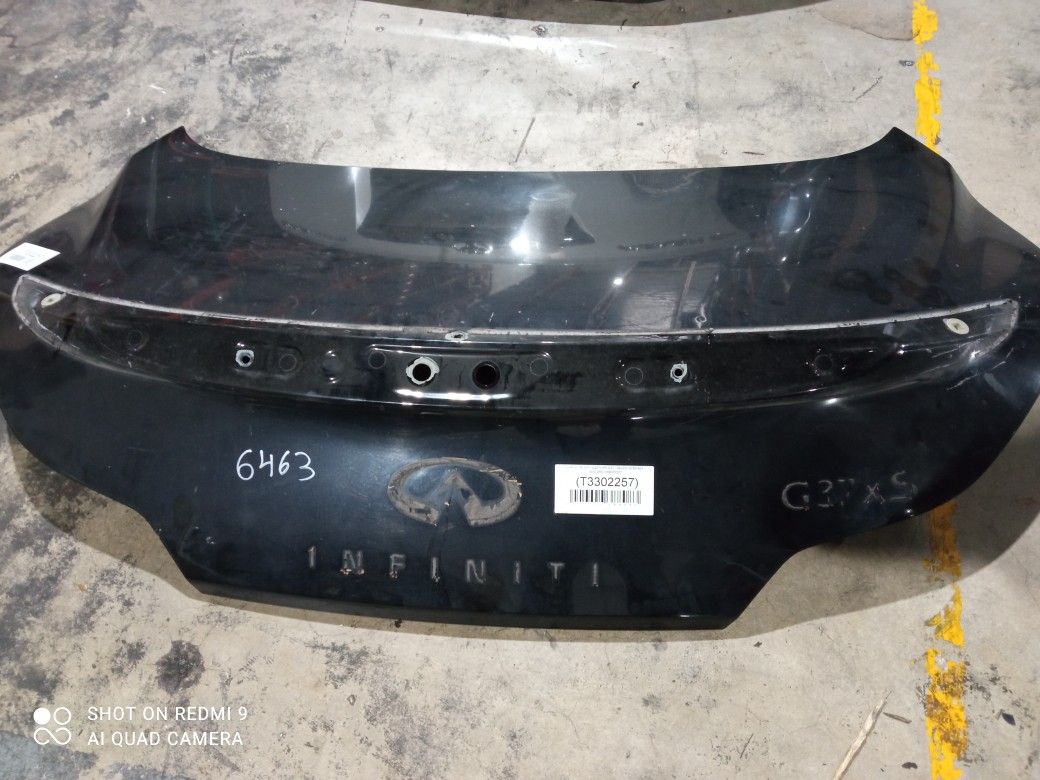 Trunk Lid For 2011 Infiniti G37 Stock 66463