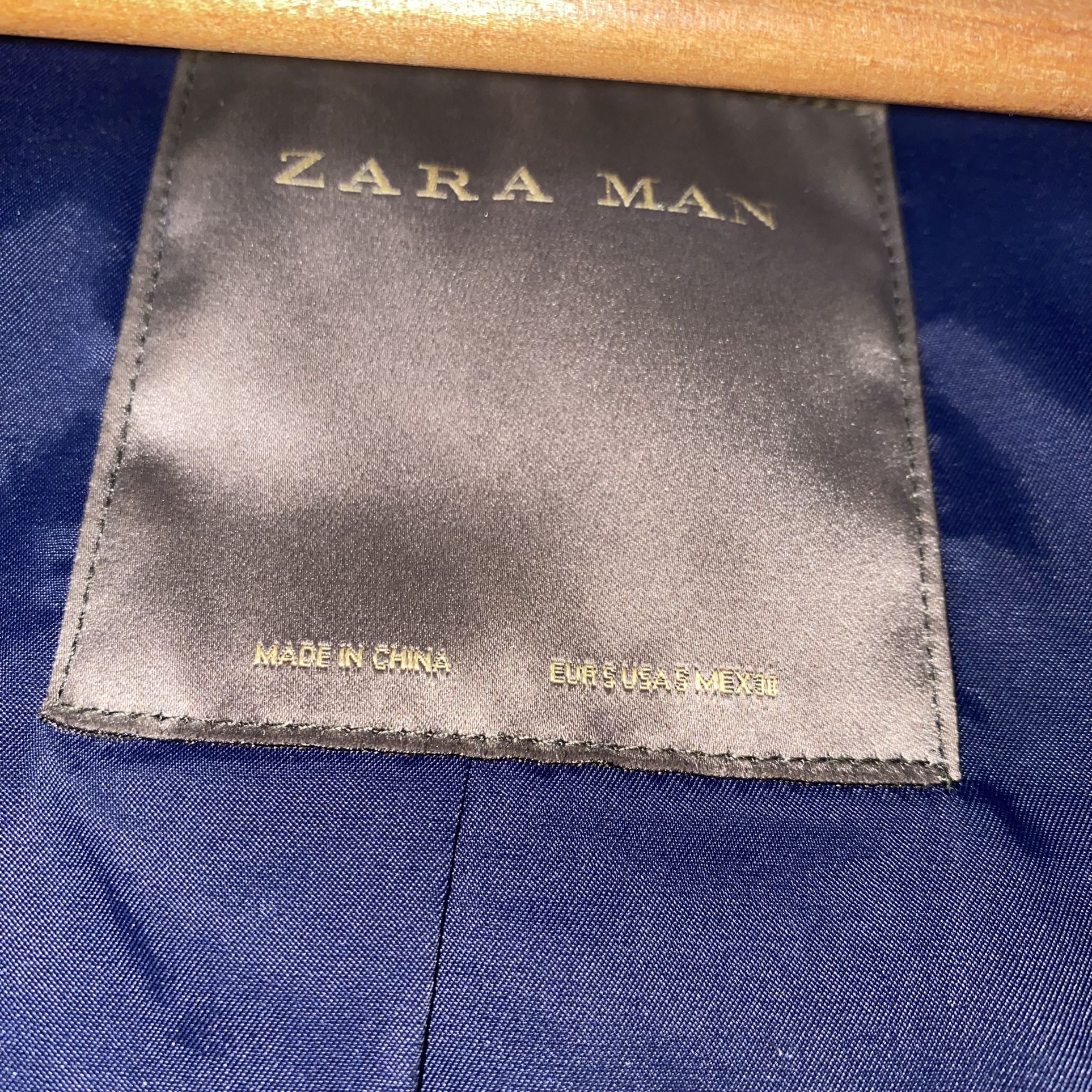 Zara  Men’s Leather Jacket Small 