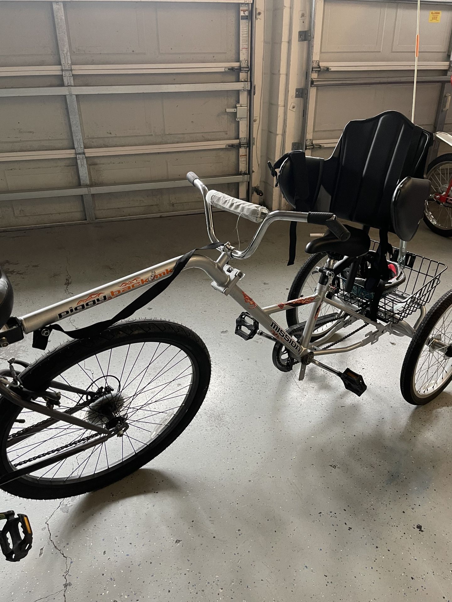 Piggy Back Bike Trailer