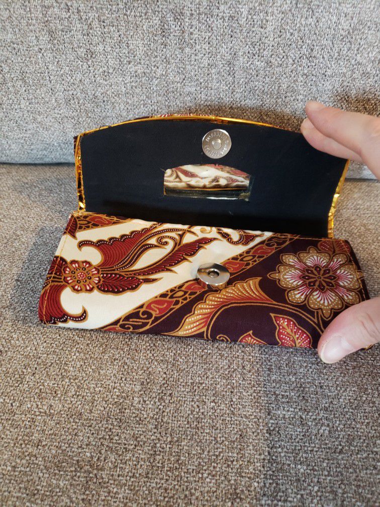 Indonesian Batik Clutch Wallet/Purse