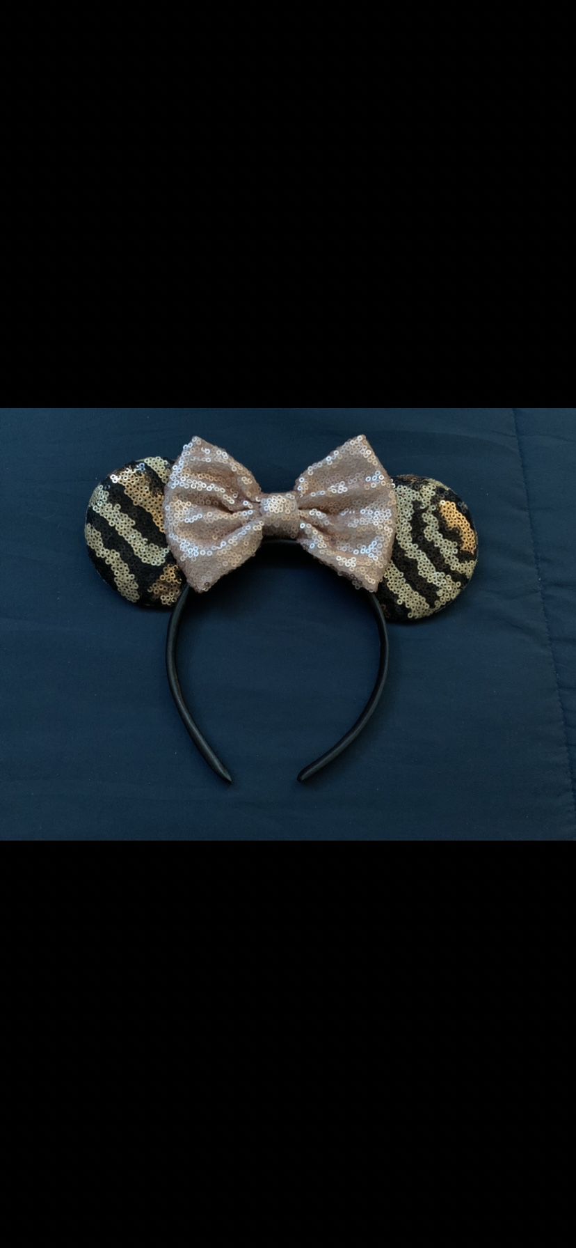  Leopard Print Mickey Mouse Ears *Brand New*