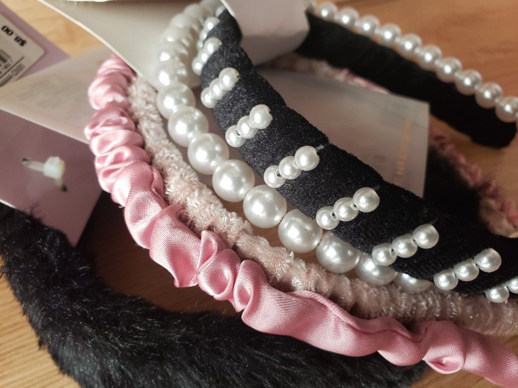 5 Girls Headbands New