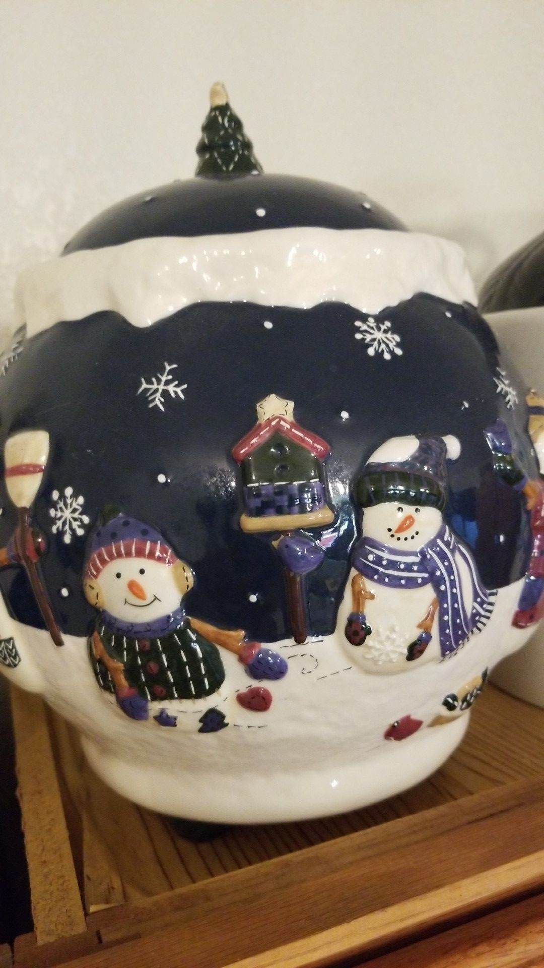Winterland Cookie Jar