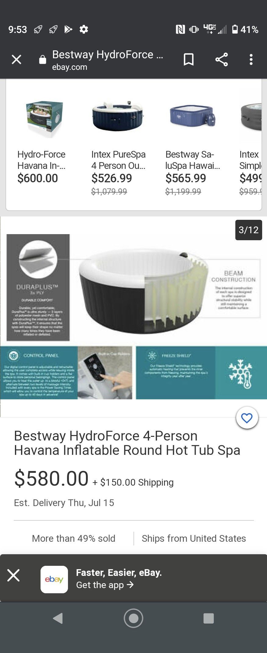 Inflatable Hot Tub