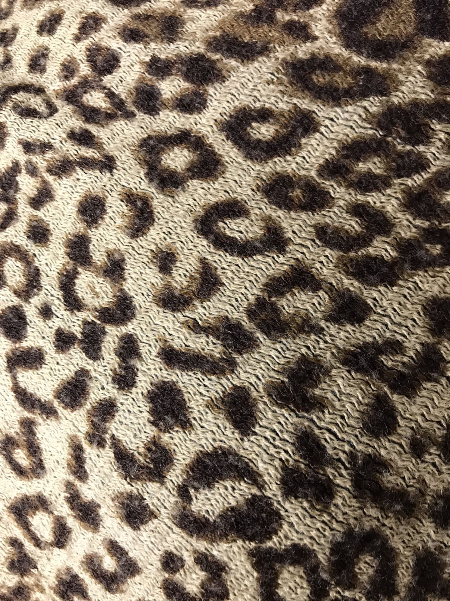 Women’s New York & Company Soft Cheetah Print Poncho/ Shawl