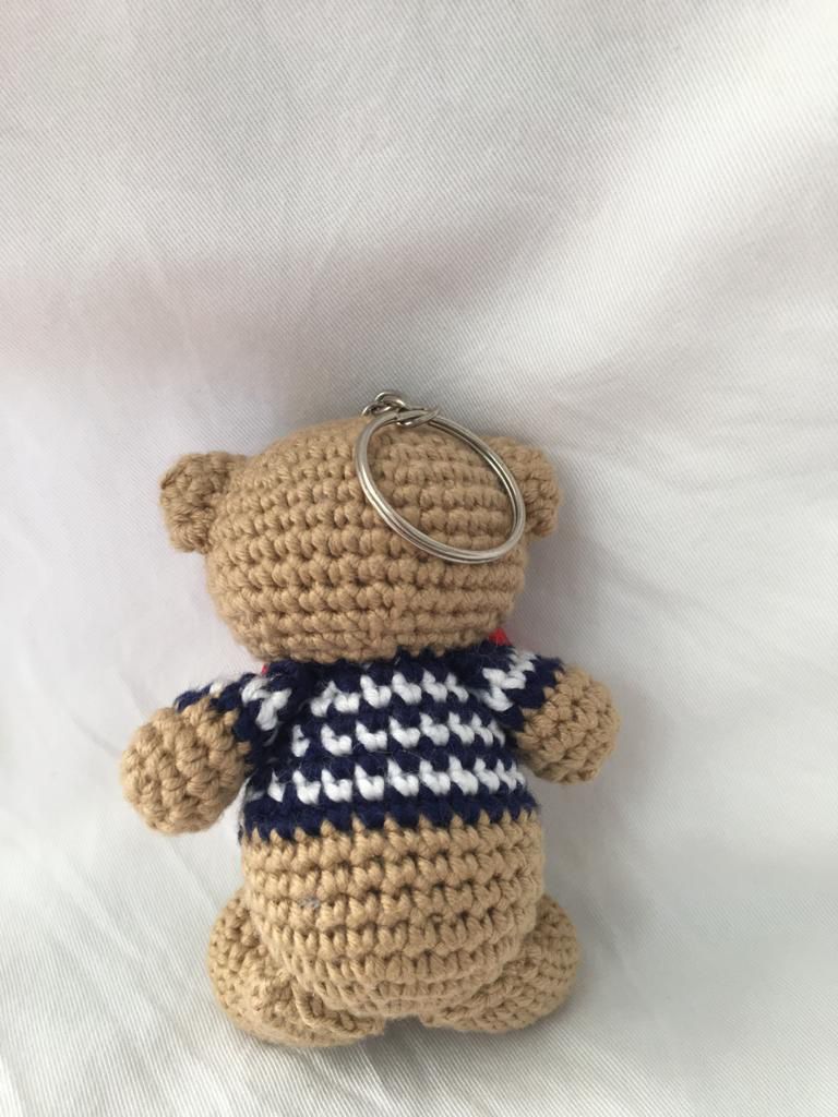 Teddy Bear Key Chain|Amigurumi Toys|Handmade Toys|Stuffed Animal|Crochet Toy