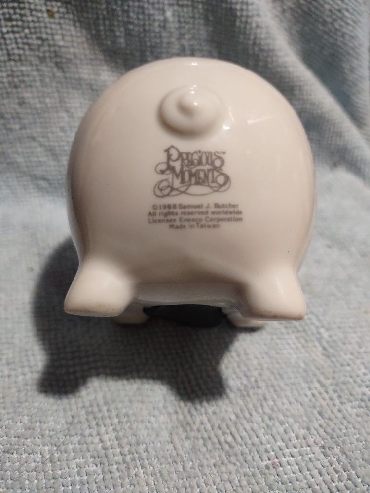 Precious Moments January Piggy Bank