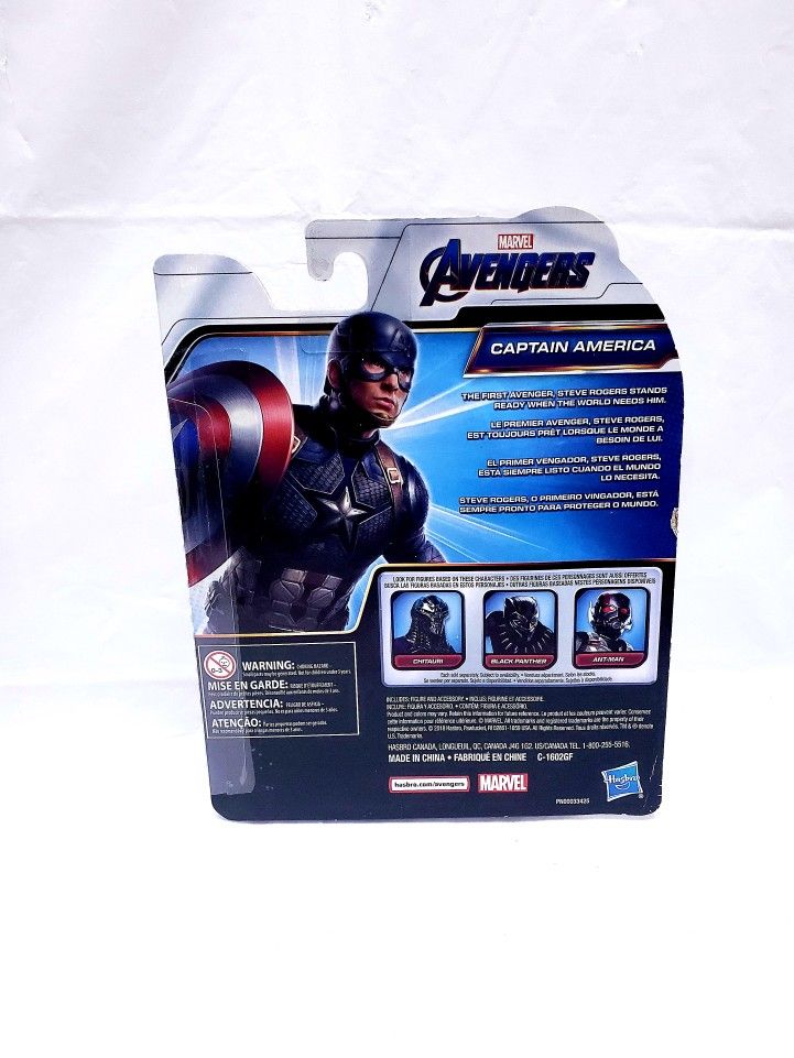 Hasbro Marvel Avengers CAPTAIN AMERICA 6 Inch Action Figure NEW
