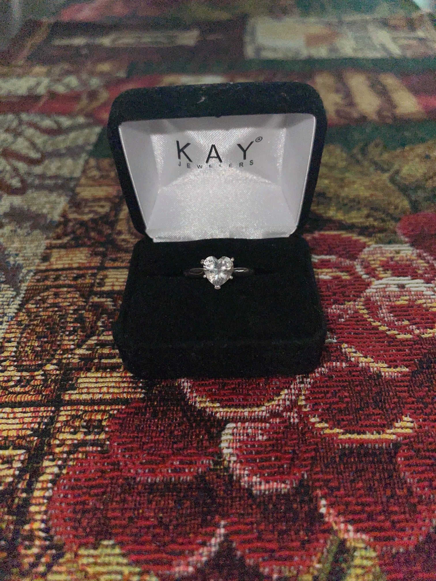 White Gold Diamond Engagement Ring