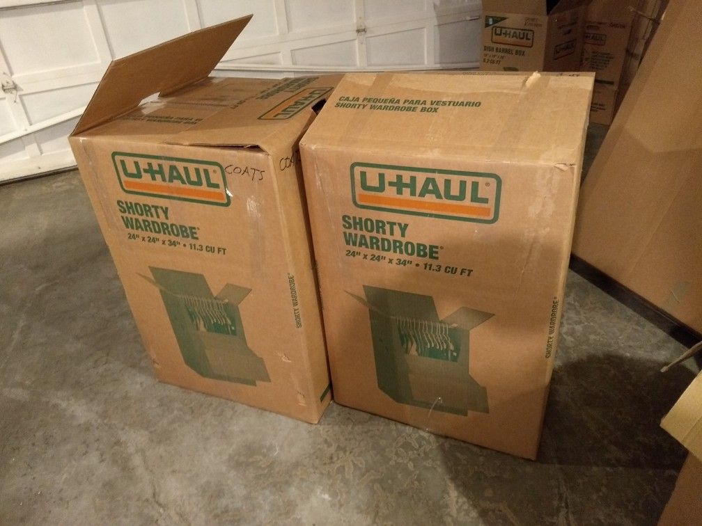 Moving Boxes And Wrapping Paper