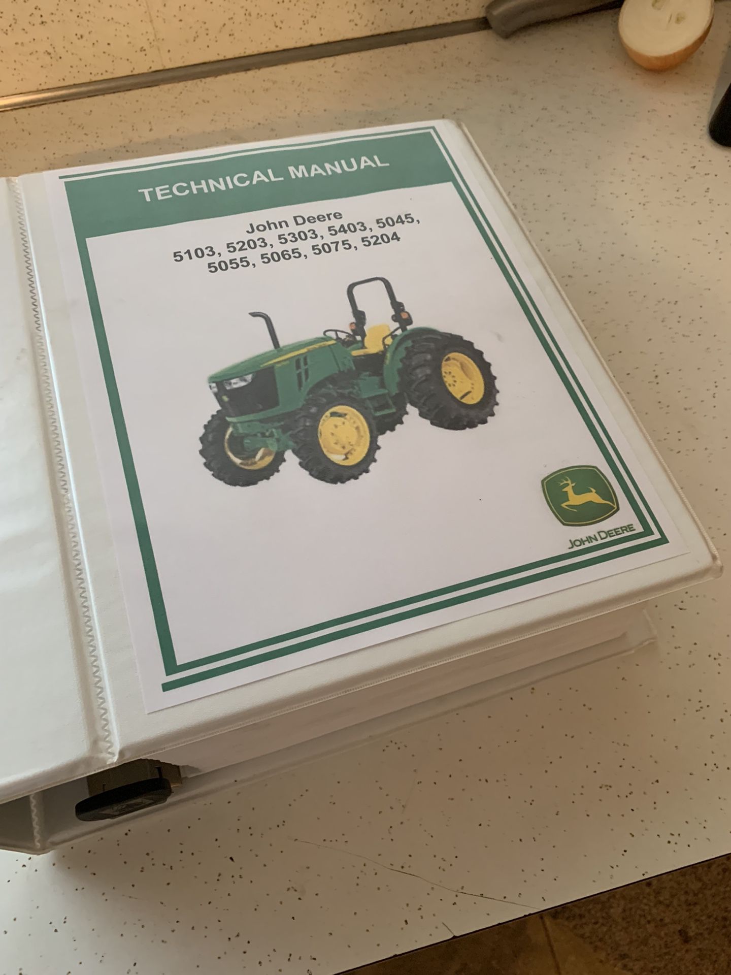 John Deere tractor technical manual