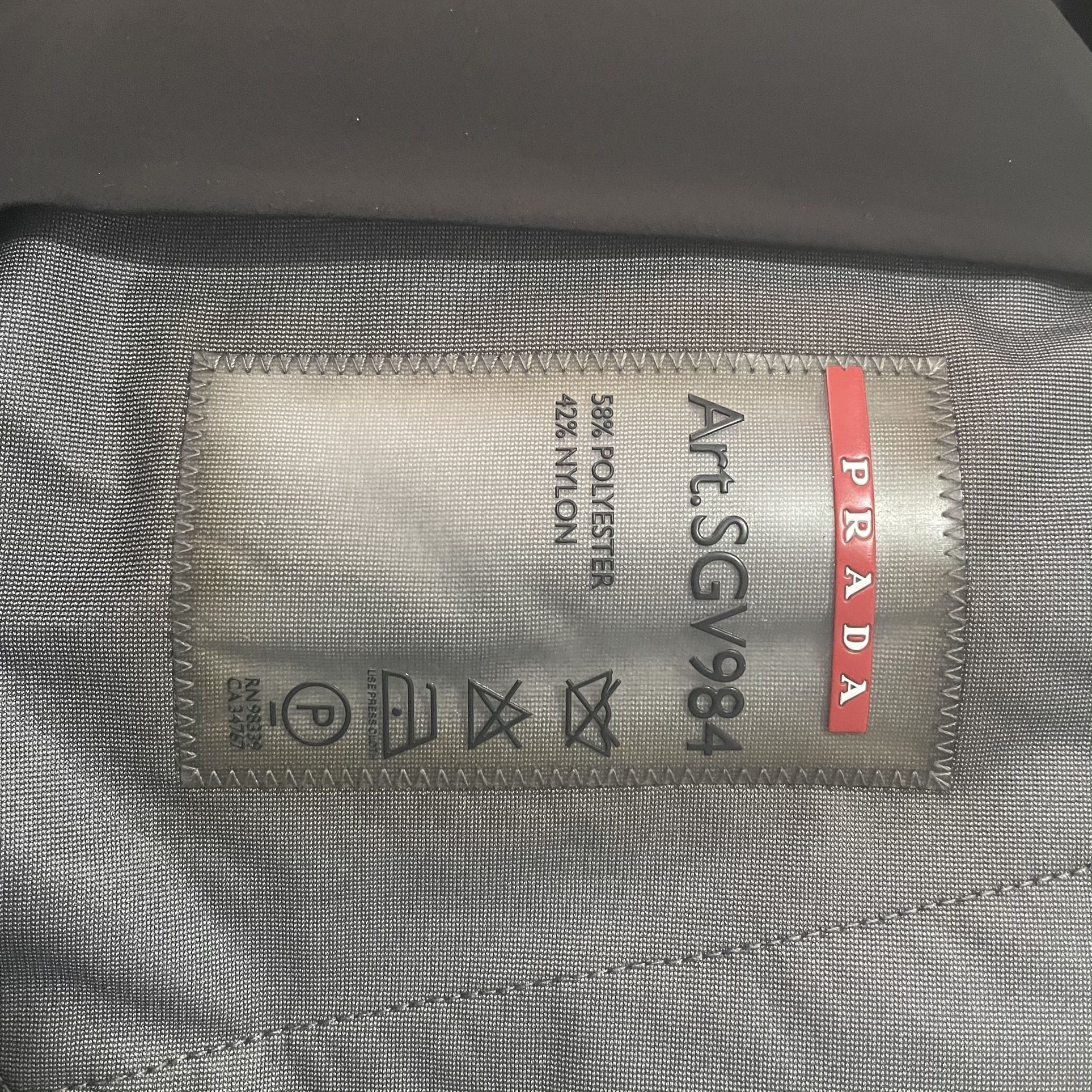 Prada Mens Windbreaker Trench Coat