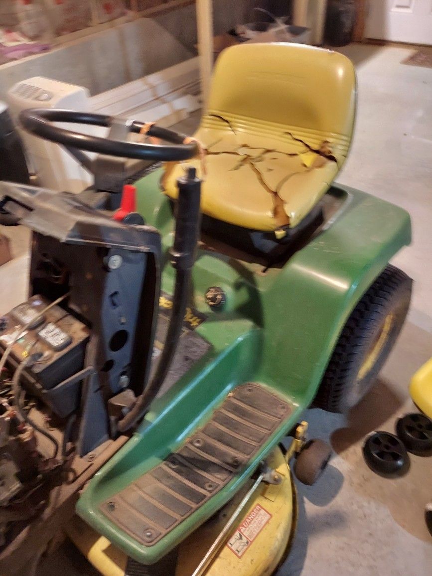 For Sale.. Have All New Tires, Deck Wheels And Seat. Recently Repaired.. Receipts Available. Works And Runs Excellent. Just Needs Hood Cover. $1000