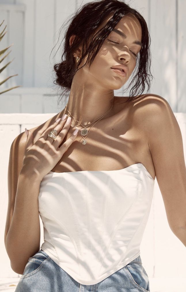 White XS Corset