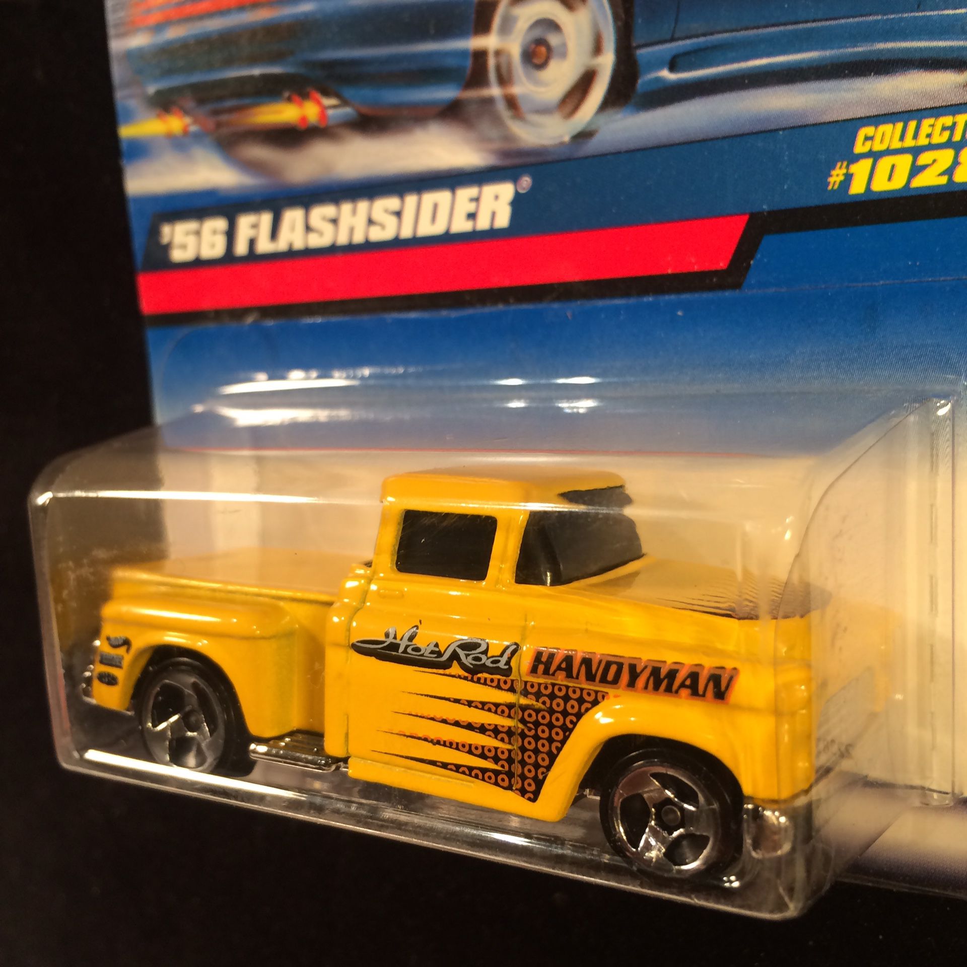 Hot Wheels ‘56 Flashsider Yellow 3 Spoke Variation