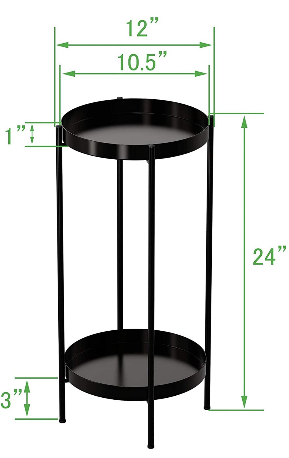 2 Tier Metal Stand