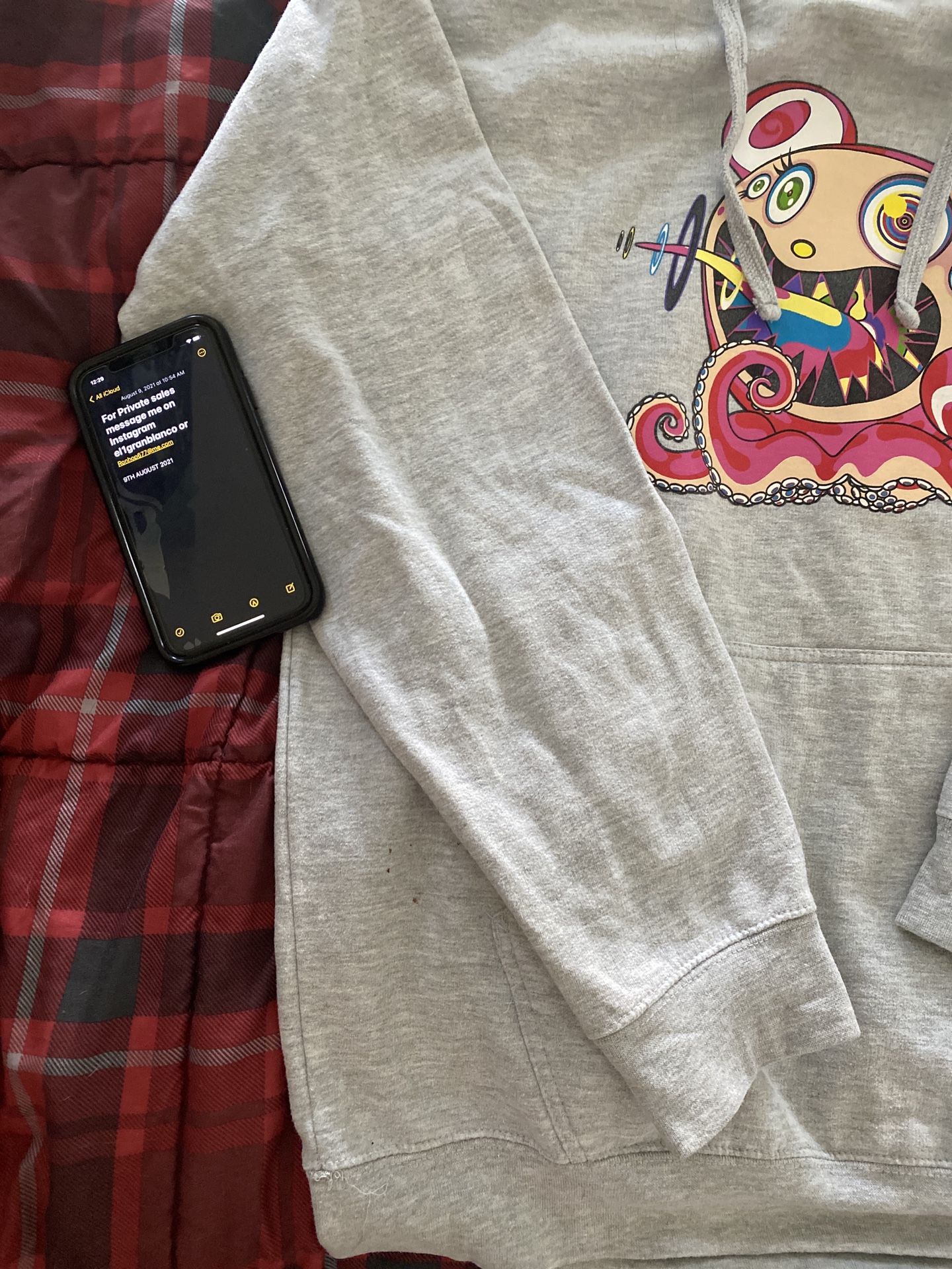 Takashi Murakami Complexcon 2017 Hoodie Mr Dob Dobtopus Logo Long Beach Size L