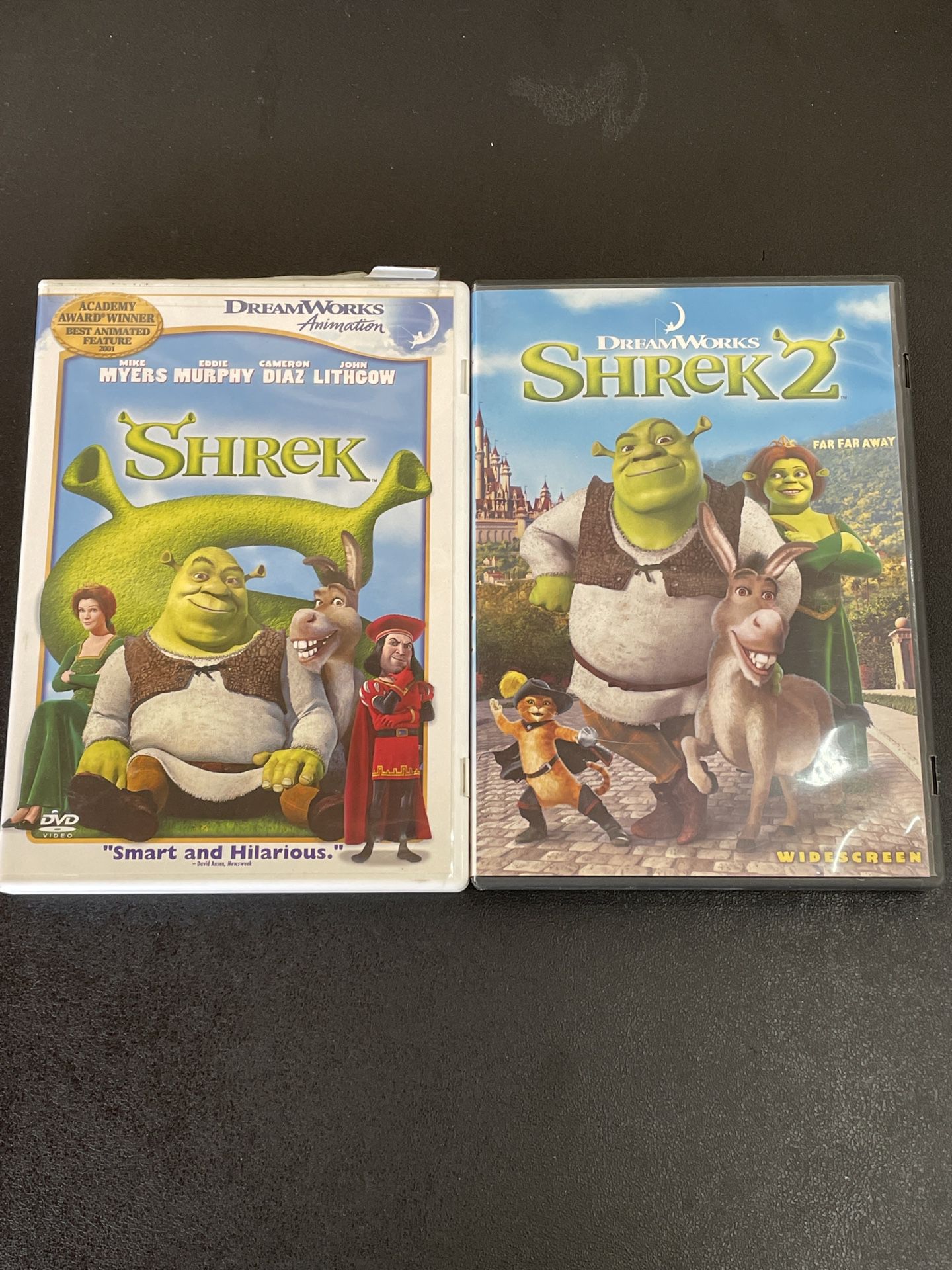 Shrek 1 & 2 DVD’s