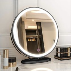 New 20" Vanity Makeup Mirror with Lights, 3 Color Lighting Dimmable LED Mirror Thumbnail